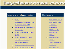 Tablet Screenshot of leydearmas.com